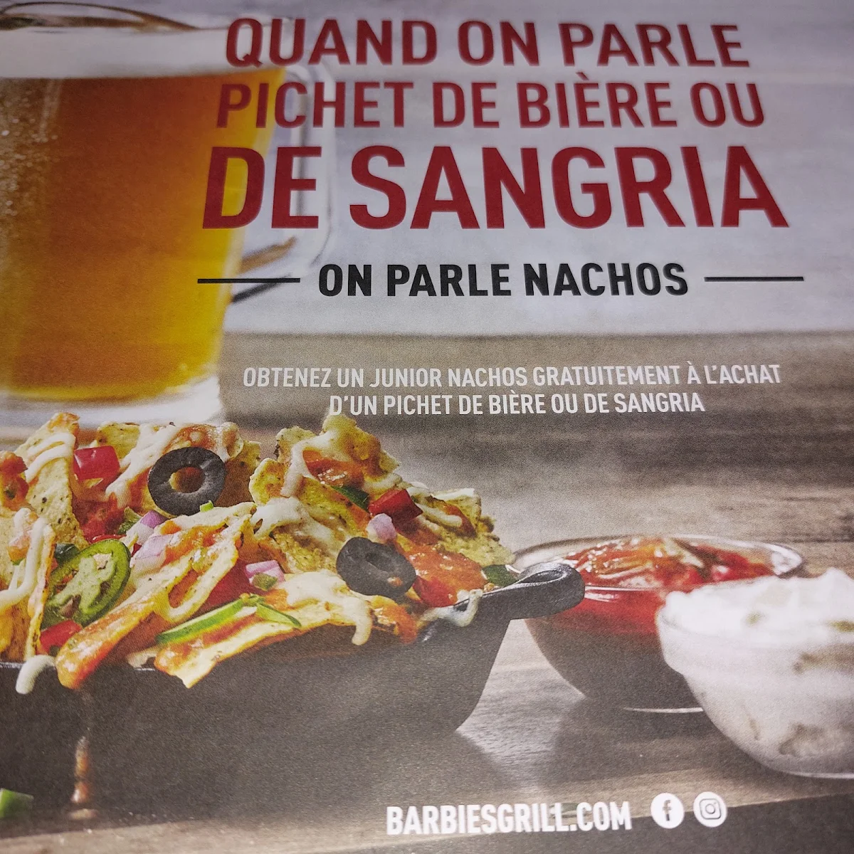 Menu, Barbies Resto Bar Grill