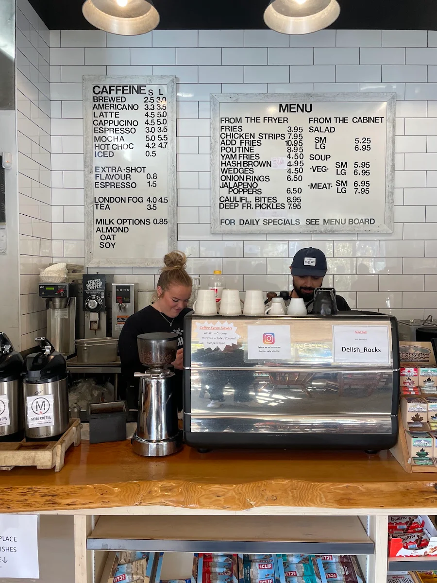 Menu, Delish cafe