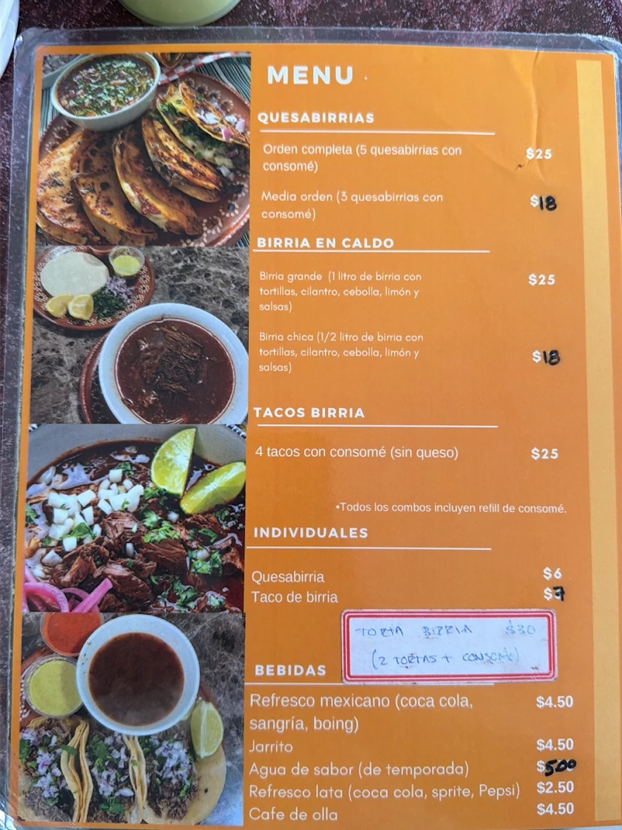 Menu photo 1