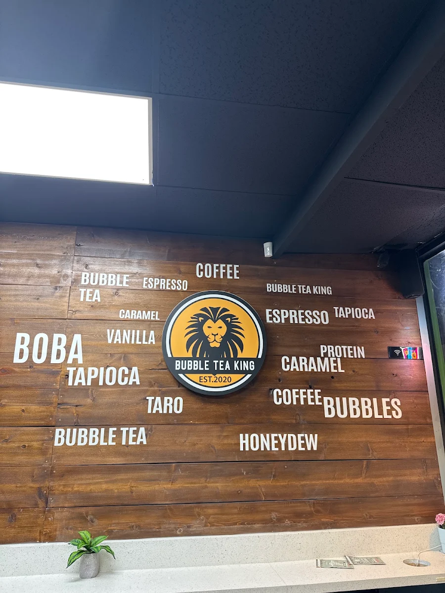 Menu, Bubble tea king
