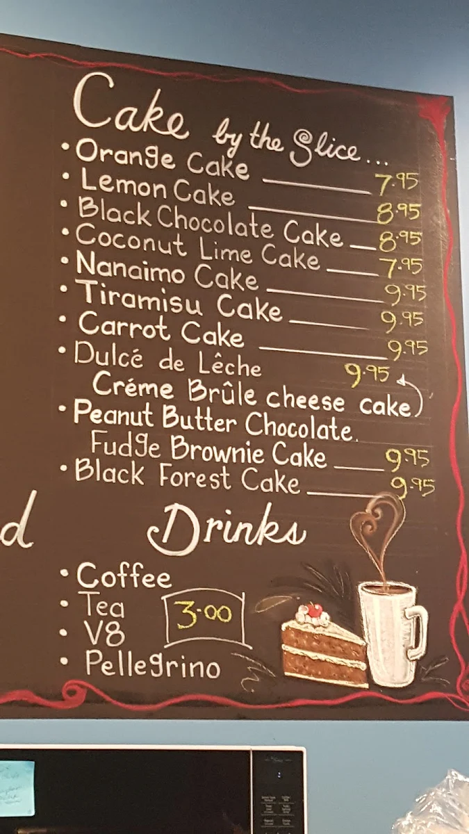 Menu, Real Food Cafe