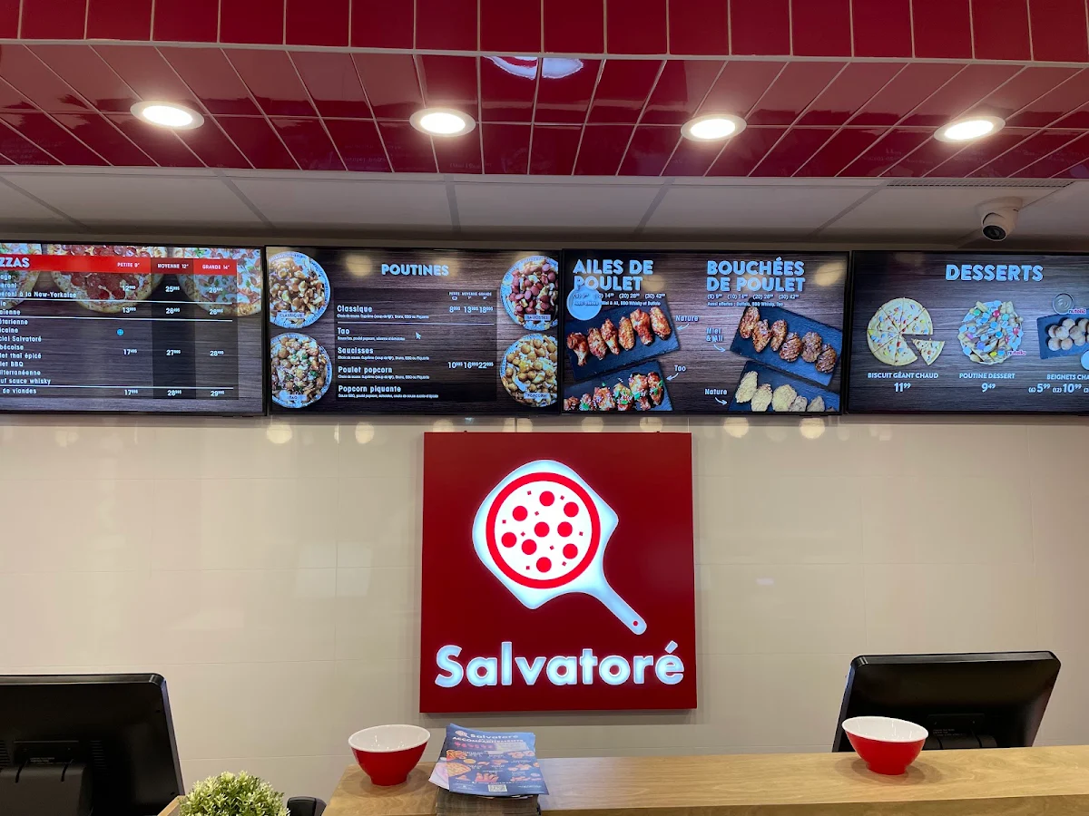 Menu, Pizza Salvatoré