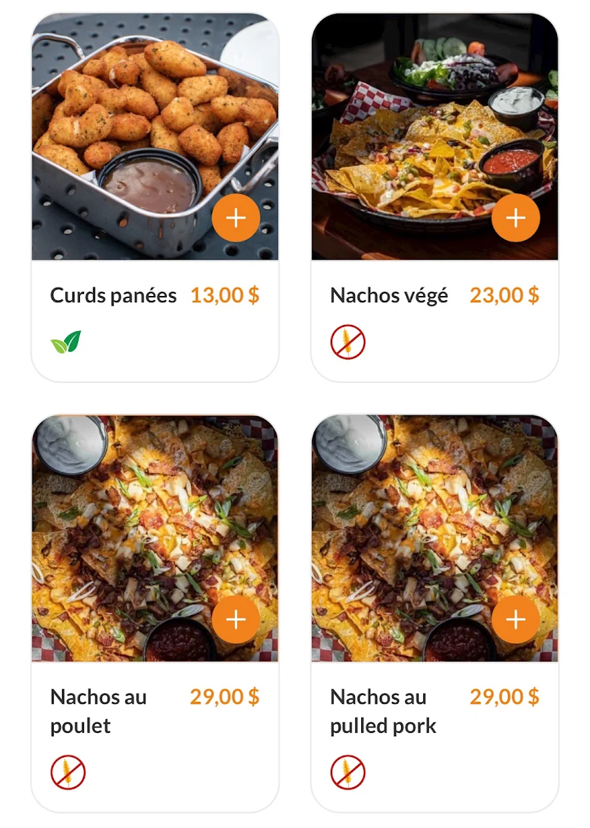 Menu, Le Pêle-Mêle - Vieux-Hull