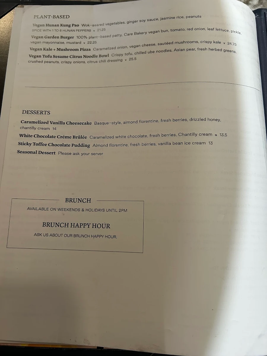 Menu, Earls Kitchen + Bar
