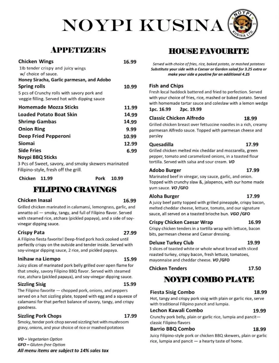 Menu photo 1