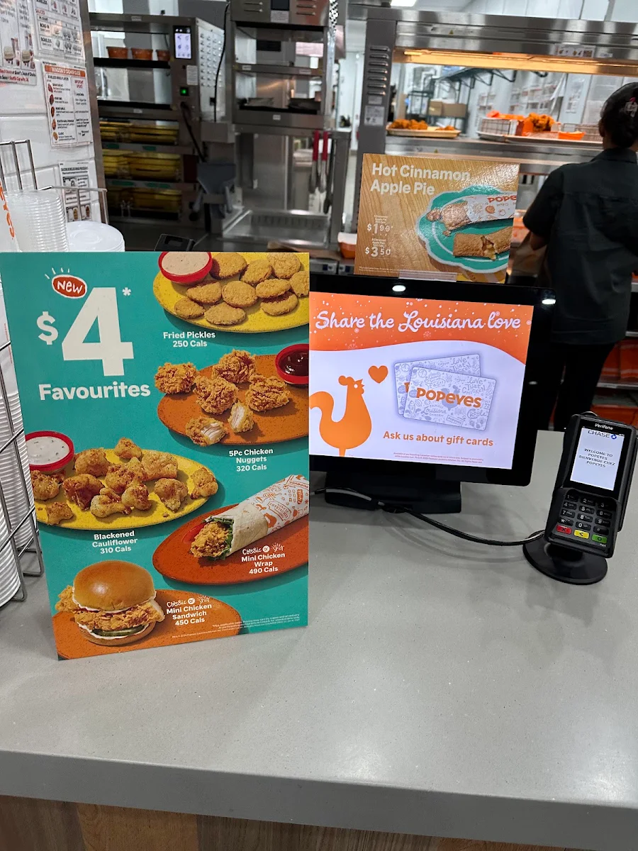 Menu, Popeyes Louisiana Kitchen