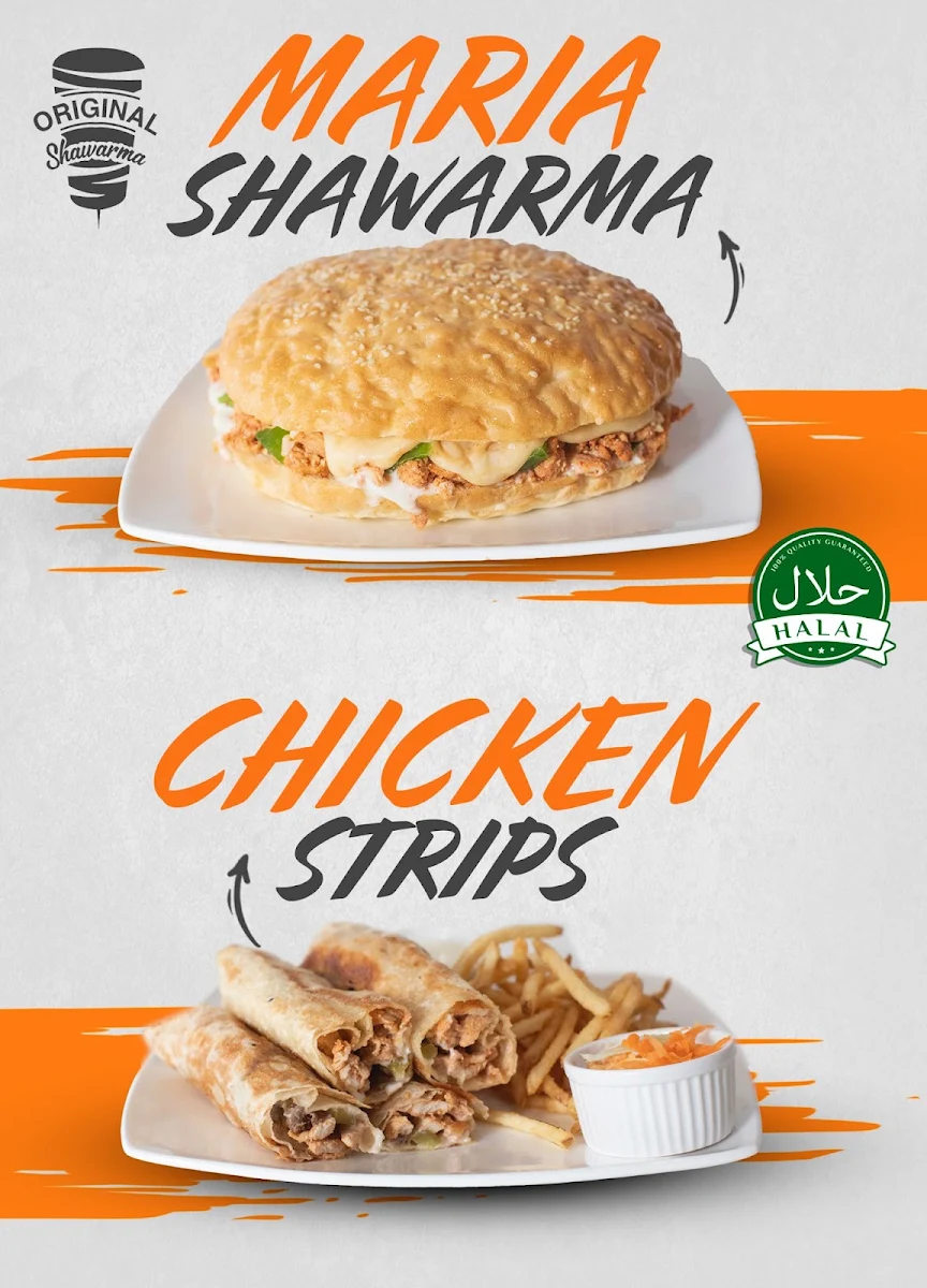 Menu, Original Shawarma