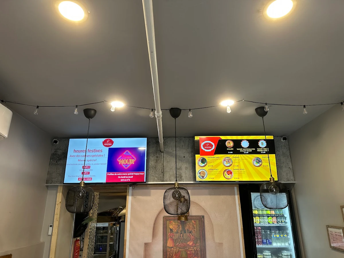 Menu, Mazzeh