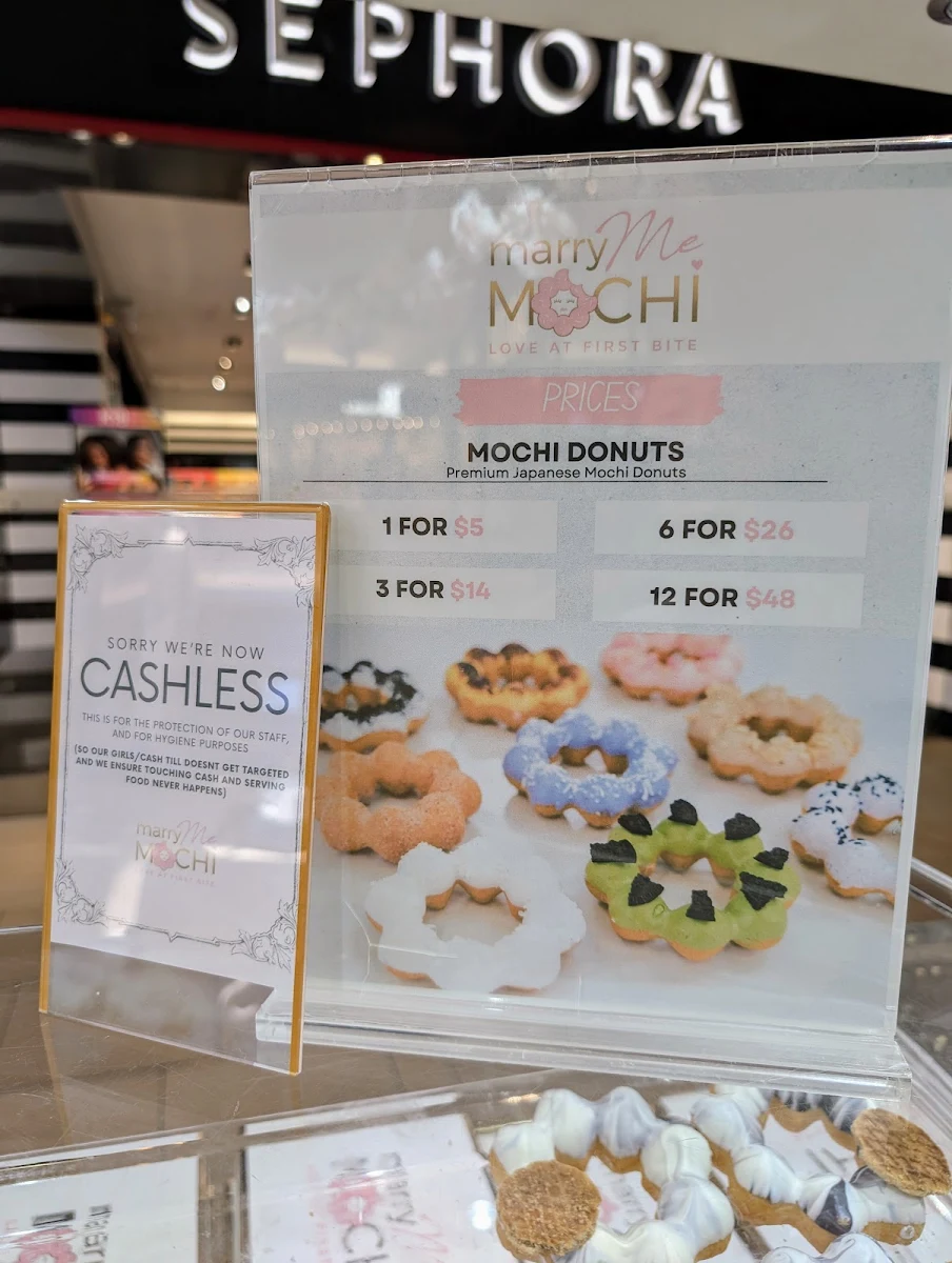 Menu, Marry Me Mochi