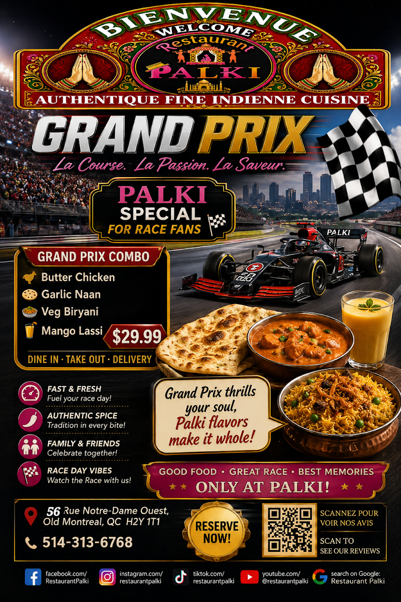 Menu, Restaurant Palki