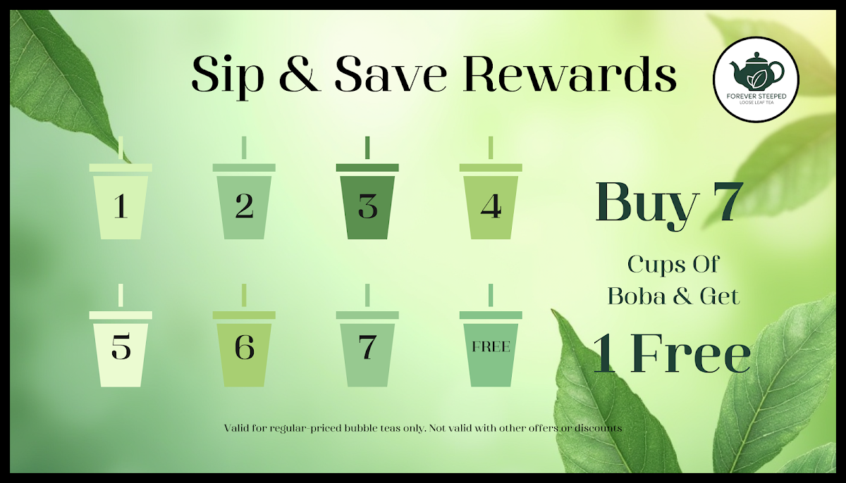 Menu, Forever Steeped