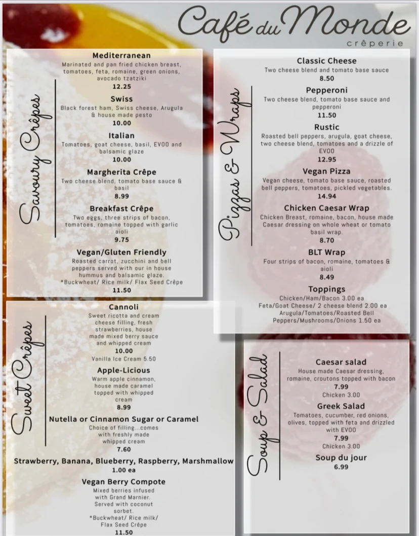 Menu photo 1