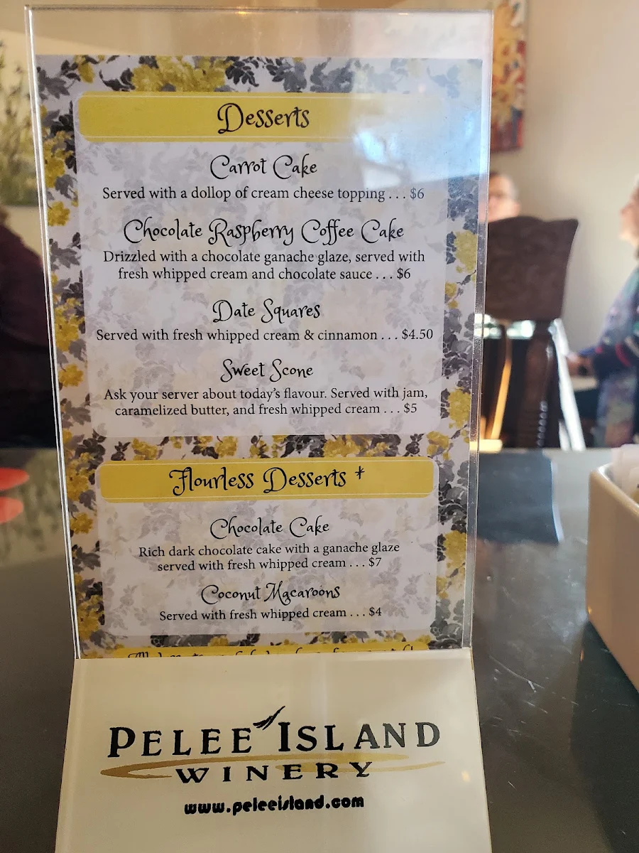 Menu, Yellow Canoe Cafe