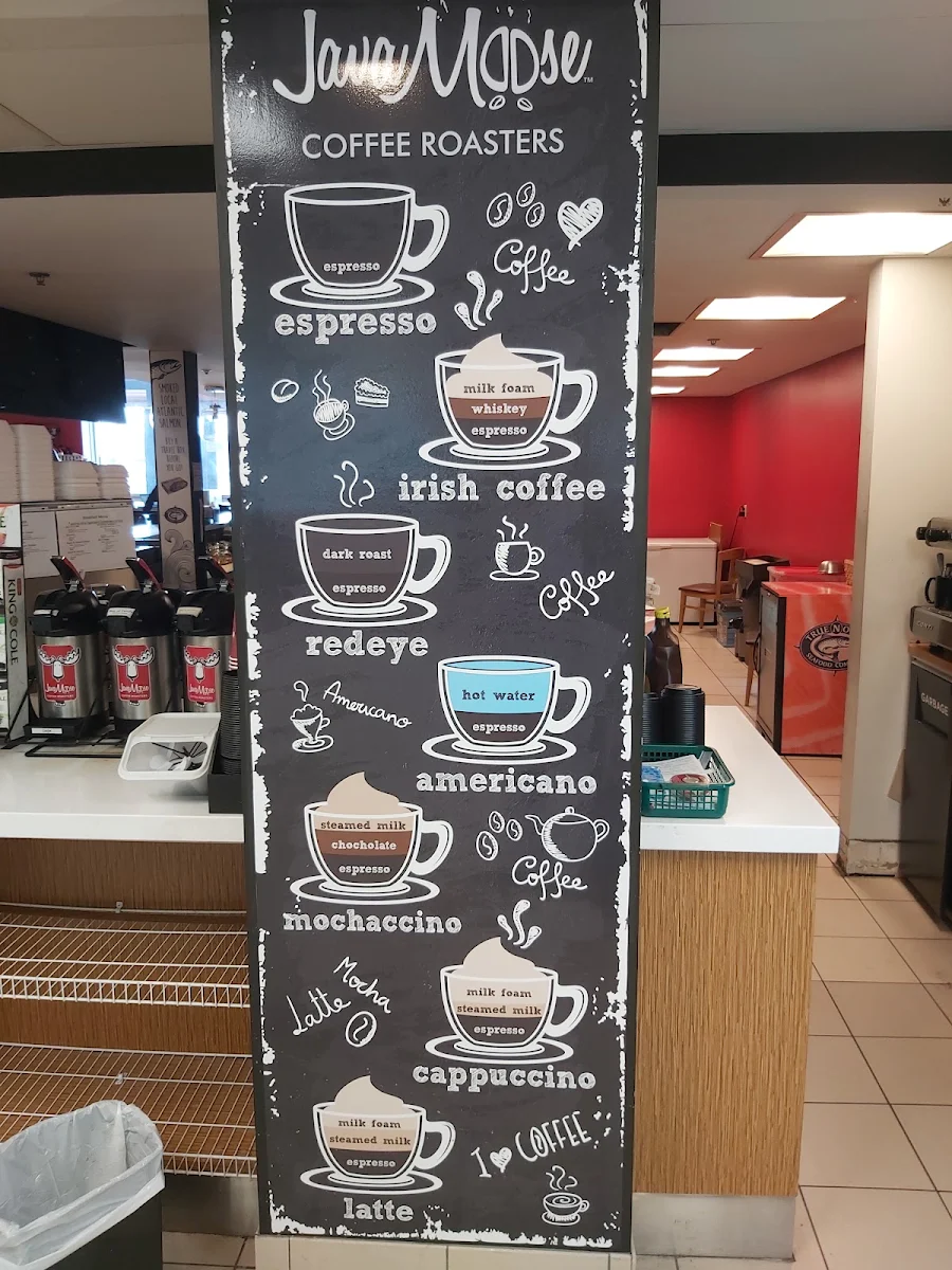 Menu, Connection Bistro (YSJ)