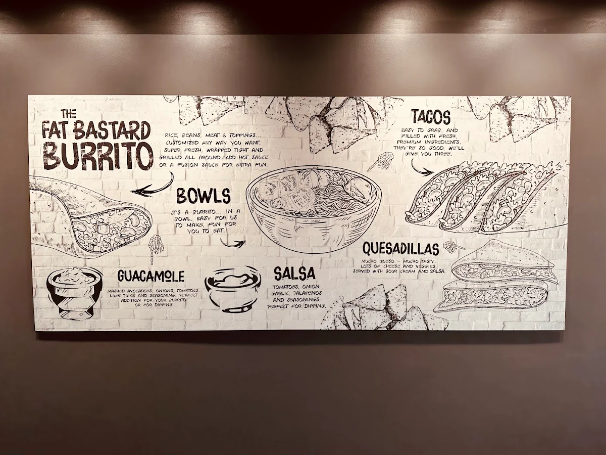 Menu, Fat Bastard Burrito