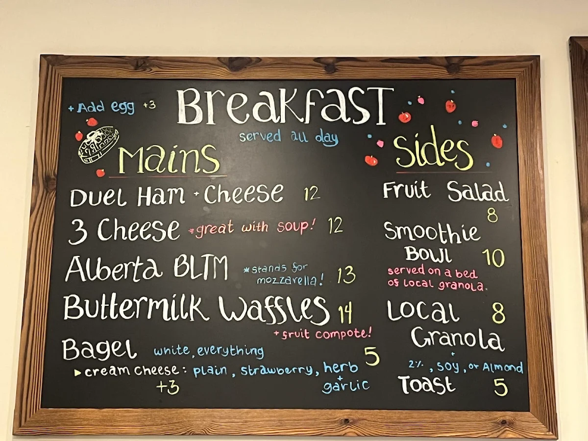 Menu, Leonardo’s Coffee and Sandwich House
