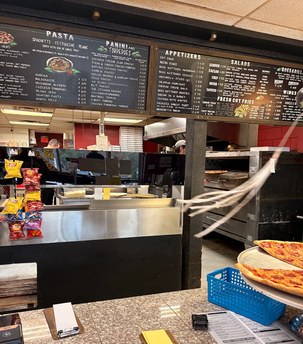 Menu, Fat Cat's Pizza Inc.