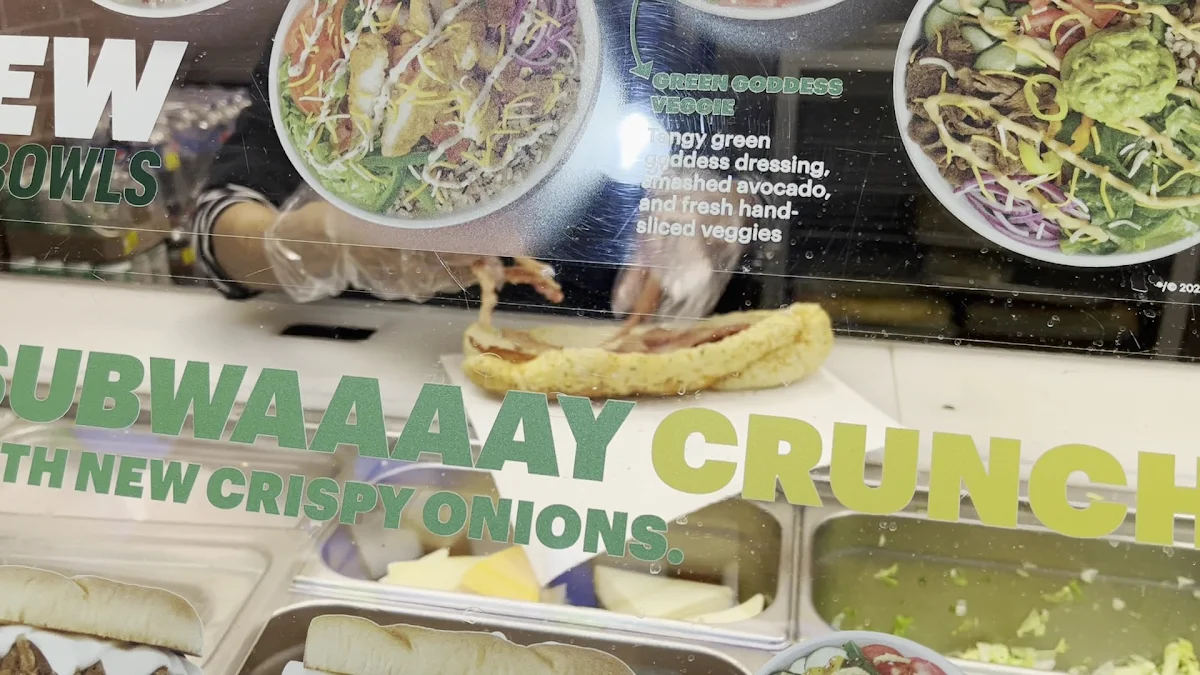 Menu, Subway