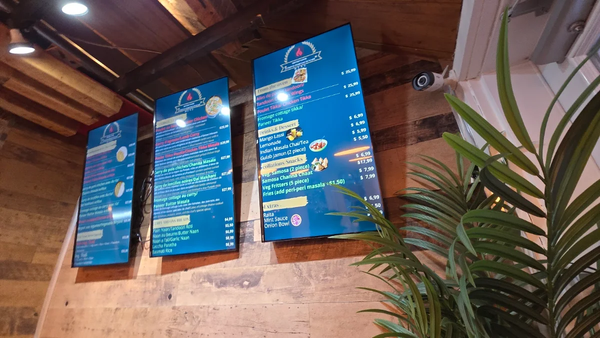 Menu, Noor Bistro Indian Punjabi Cuisine