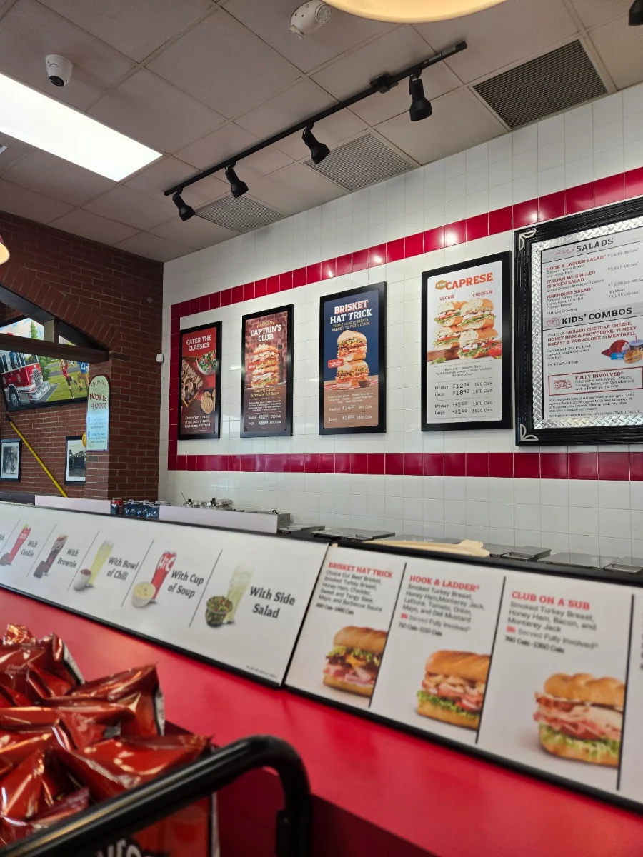 Menu, Firehouse Subs Woodbridge Hwy 27