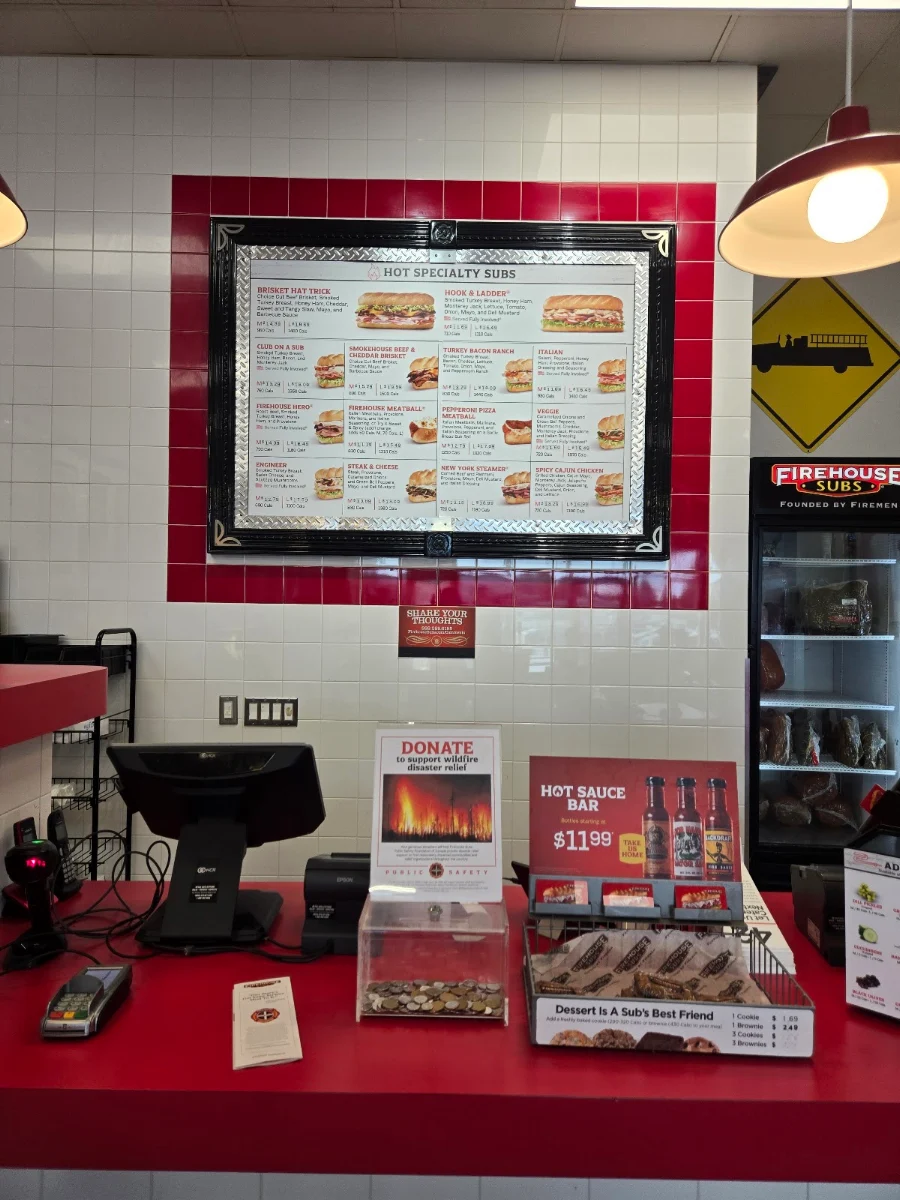 Menu, Firehouse Subs Woodbridge Hwy 27