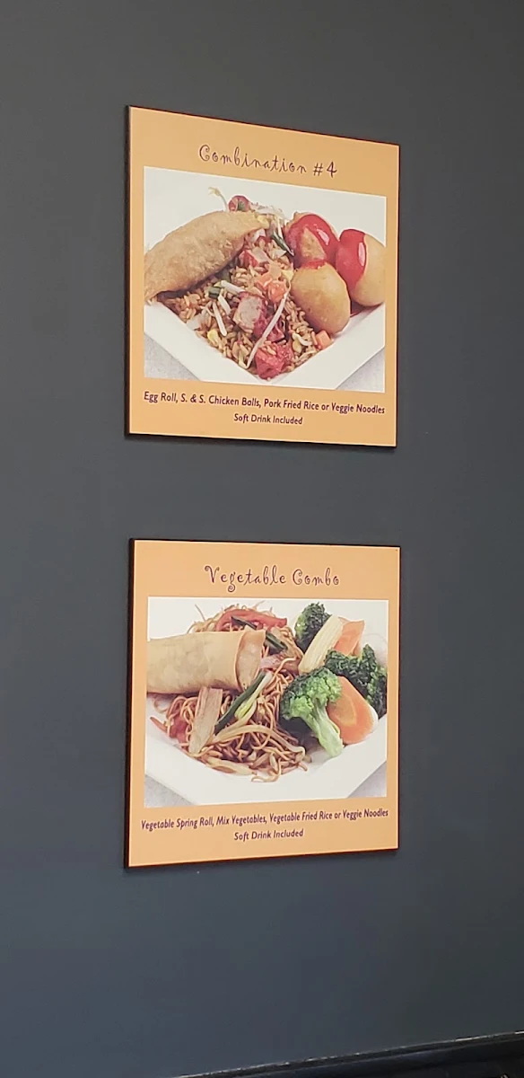 Menu, Golden Palace Restaurant