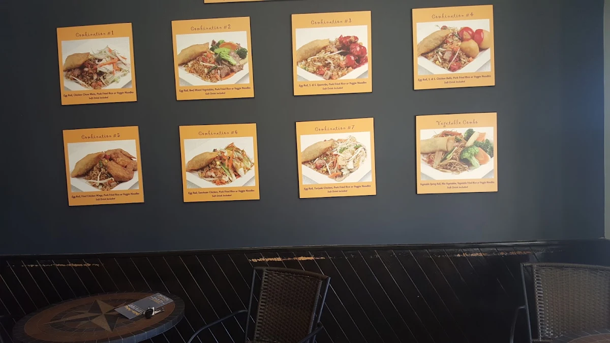 Menu, Golden Palace Restaurant