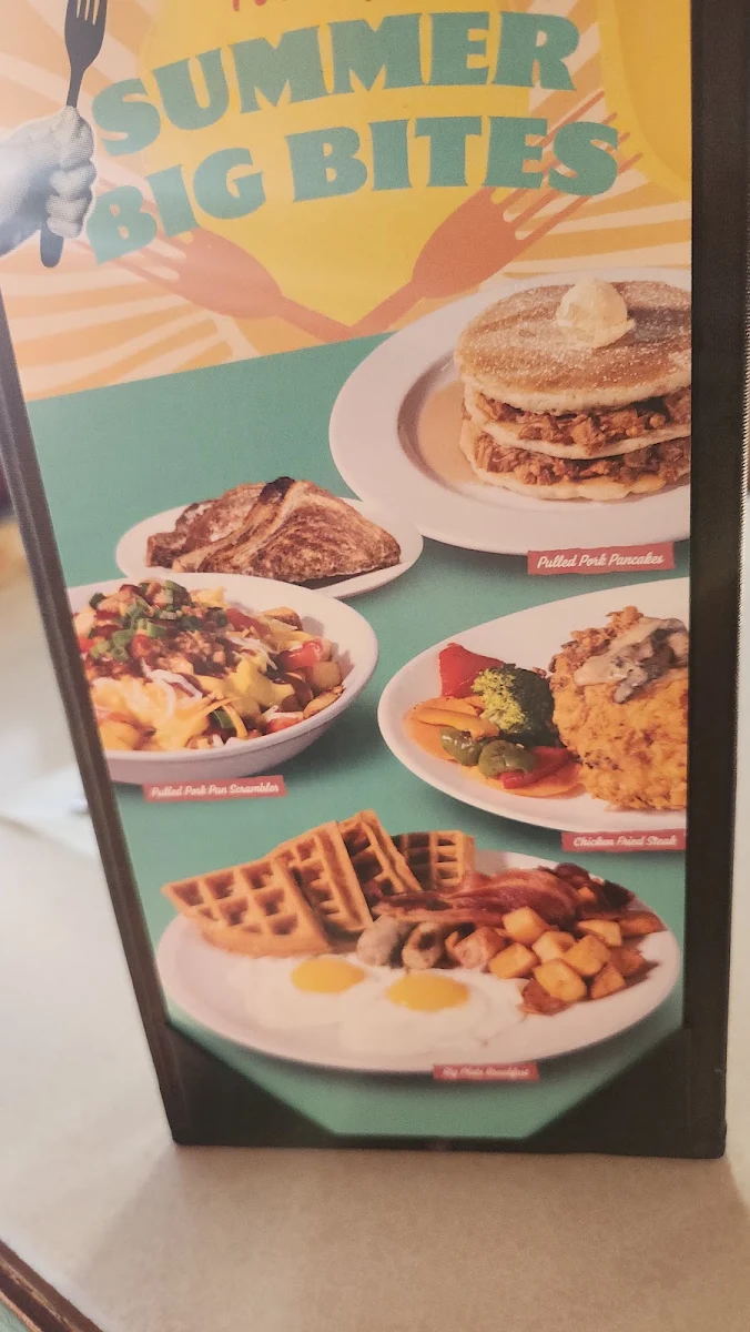 Menu, Humpty's Big Plate Diner - Saskatoon
