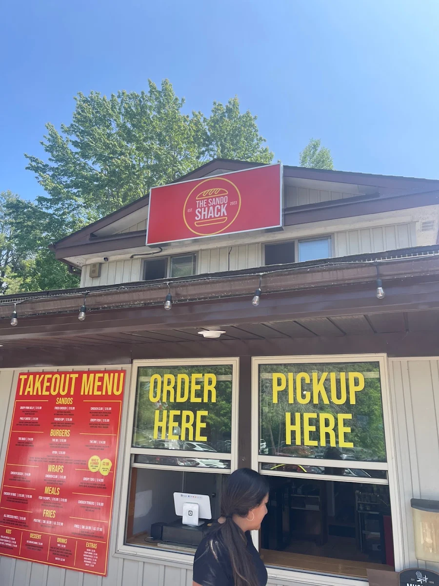 Menu, The Sando Shack