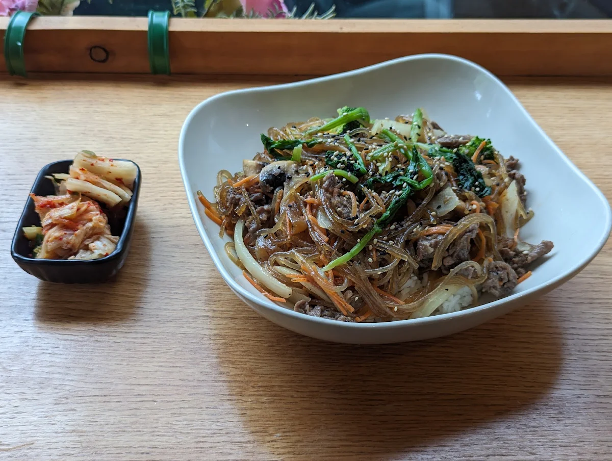 Japchae Stir-Fried Sweet Potato Noodle Salad