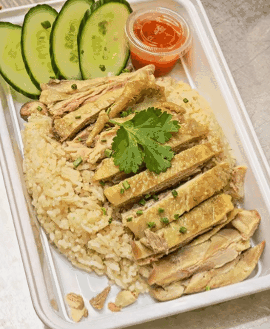 Hainanese Steamed Chicken Rice