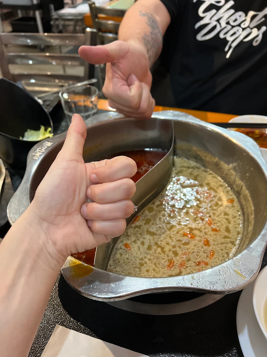 Hot Pot Spicy Broth and Traditional Bone Broth