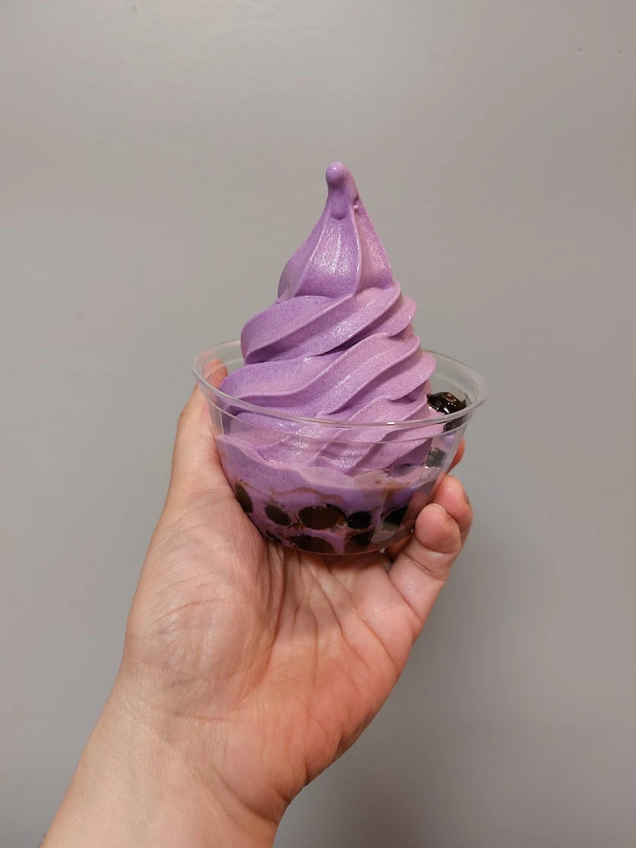 Ube Soft Serve