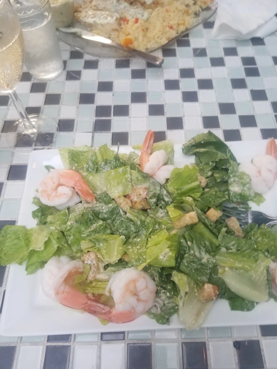 Caesar Salad with Shrimp