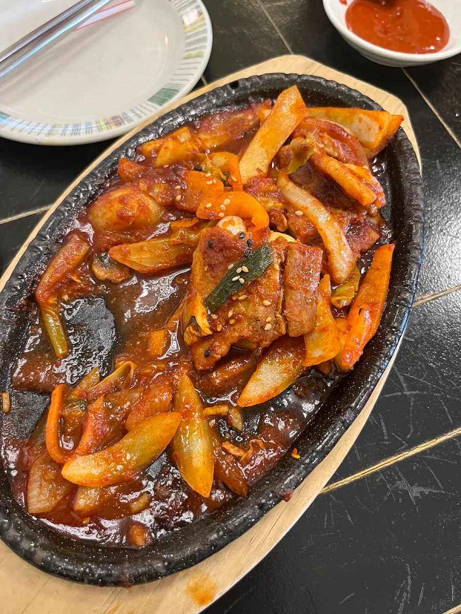Spicy Pork Belly Squid Bulgogi