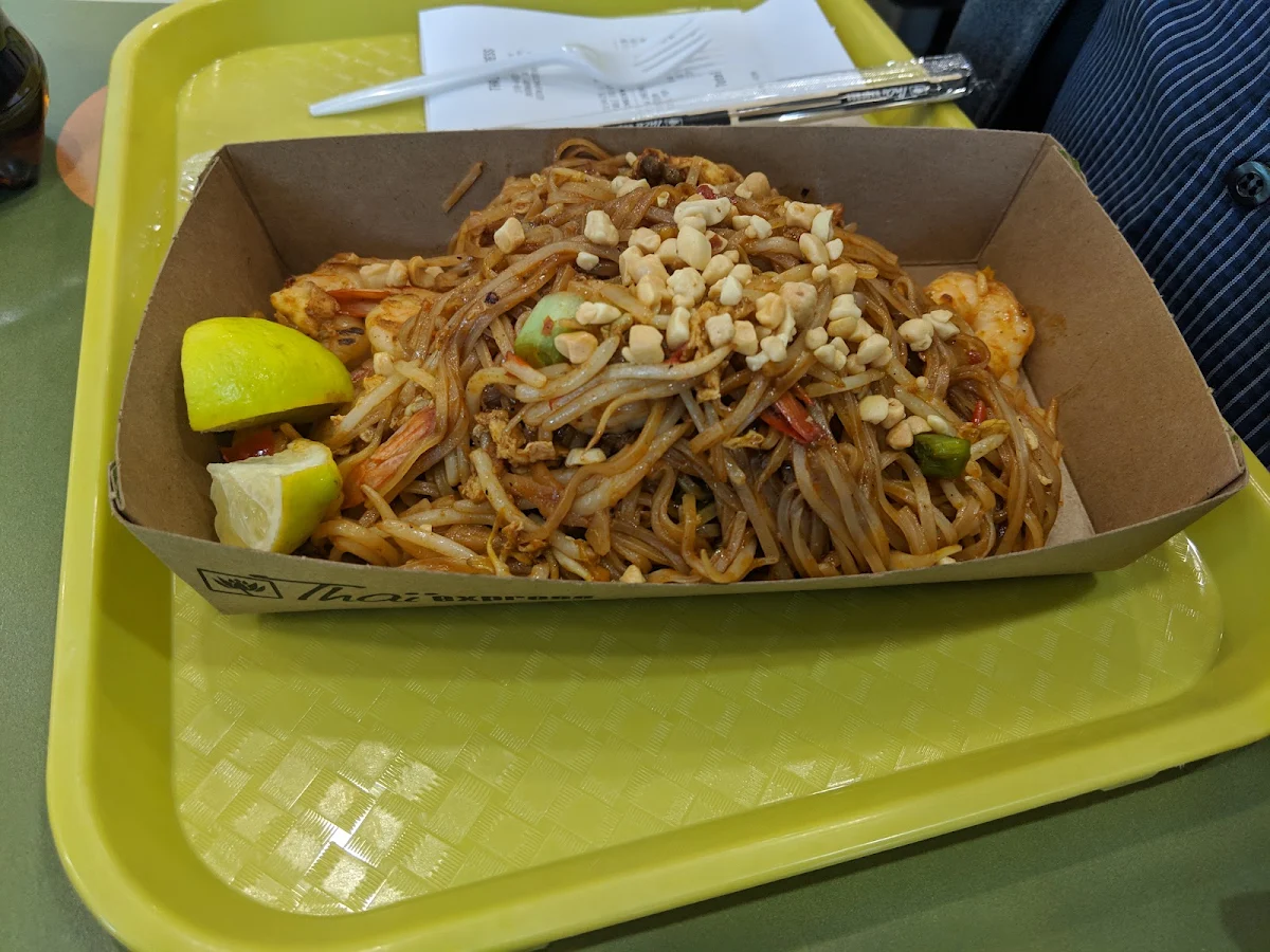 Pad Thai Shrimp, Thai Express Restaurant Burnaby