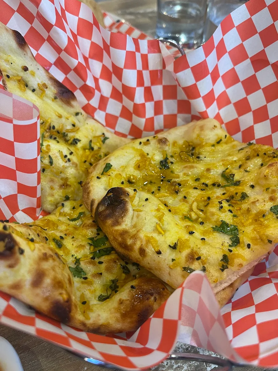 Garlic Bread, The Indian Sweet House & Restaurant
