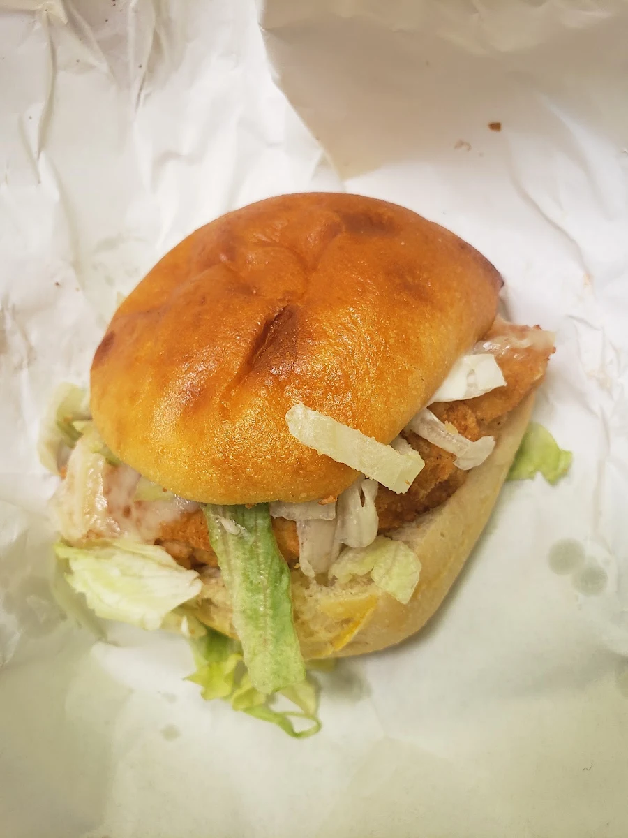 Crispy Chicken Sandwich on a Potato Bun