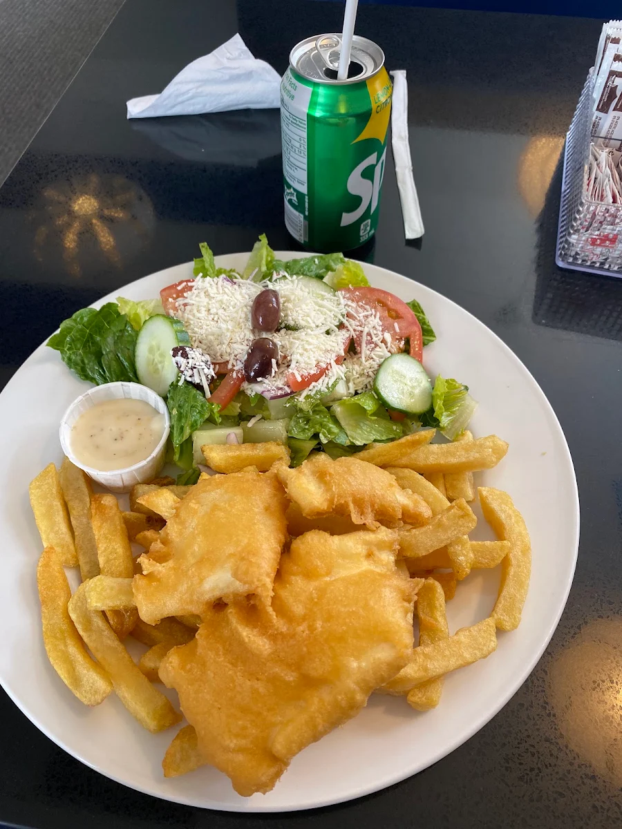 Fish & Chips & Garden Salad