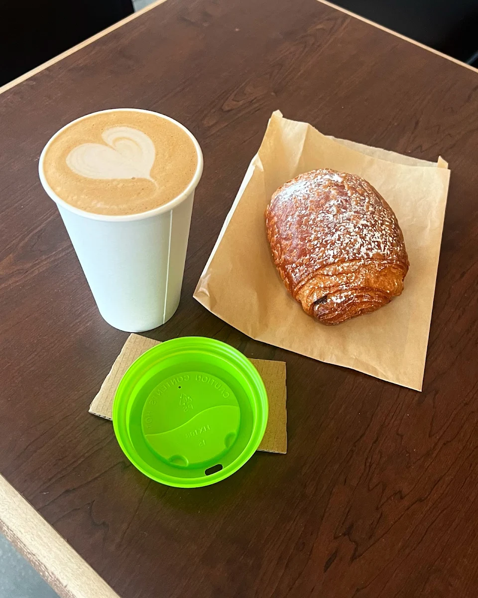 Double Mocha and Chocolate Croissant