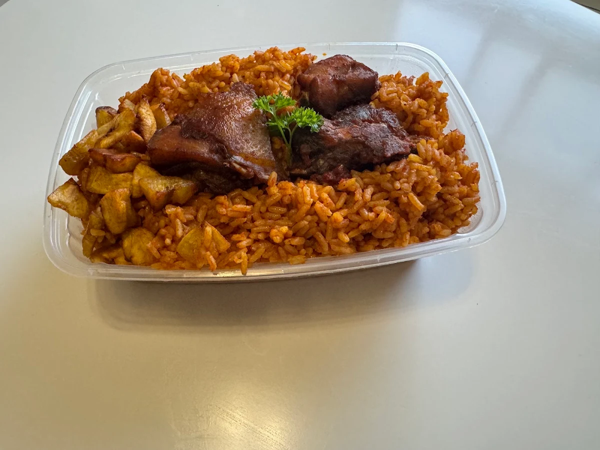 Jollof Rice and Chicken