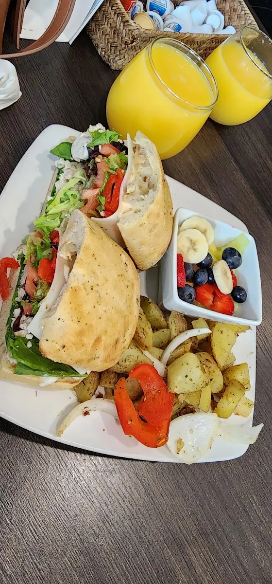 Triple Turkey Club Sandwich