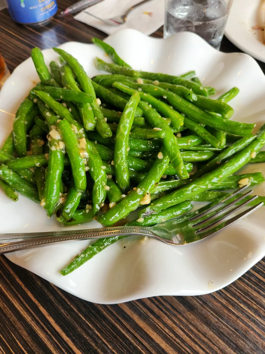 Garlic String Beans, Peaceful Restaurant