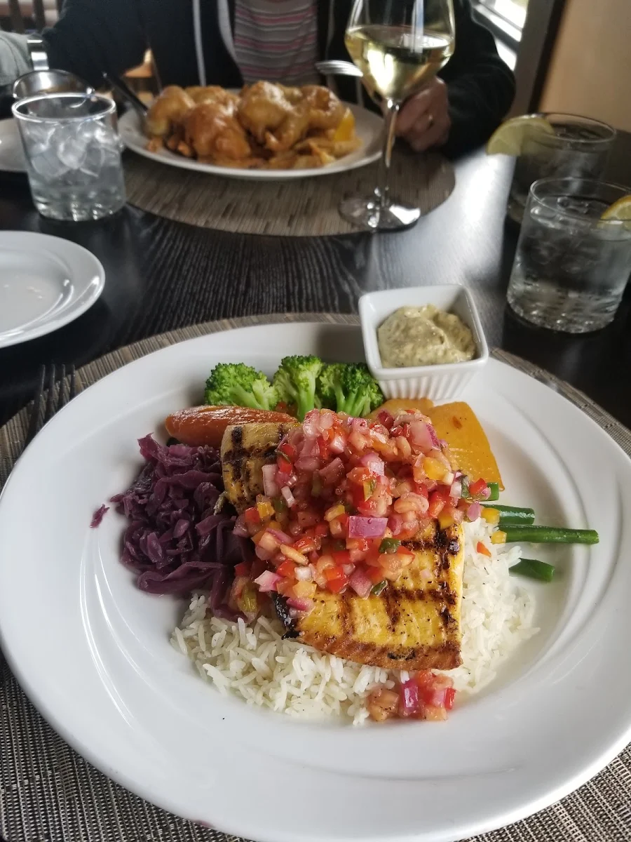 Grilled Lake Trout with Pineapple Salsa