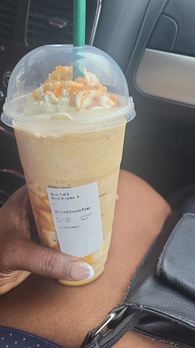 Caramel Ribbon Crunch Frappuccino Blended Beverage