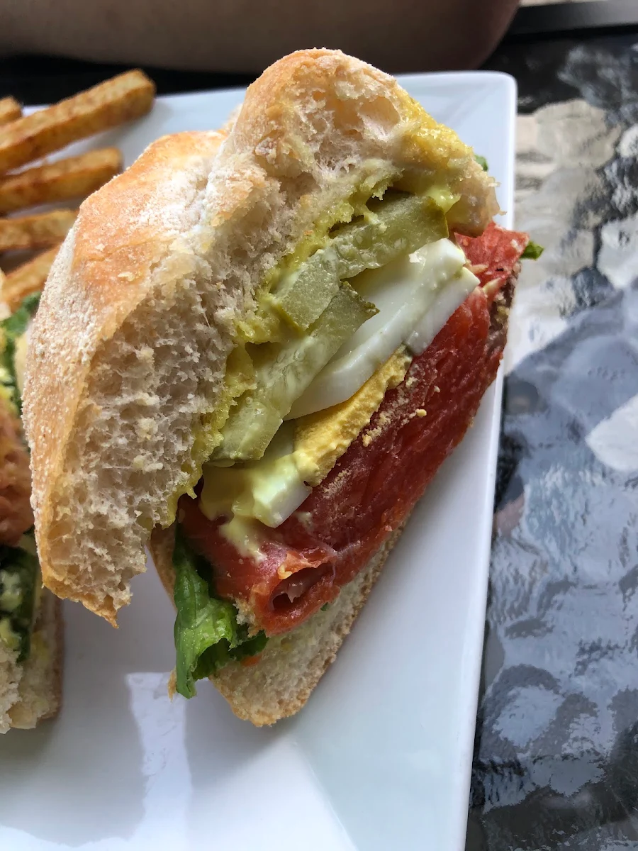 Smoked Salmon Sandwich