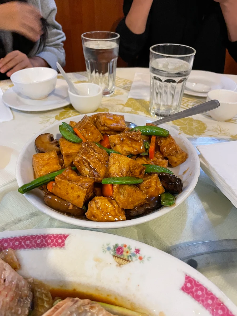 Braised Tofu with Snow Peas