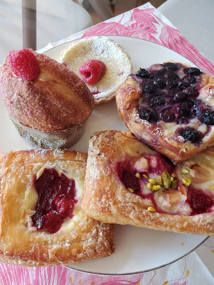 Cronut Blueberry Danish Litchi Danish