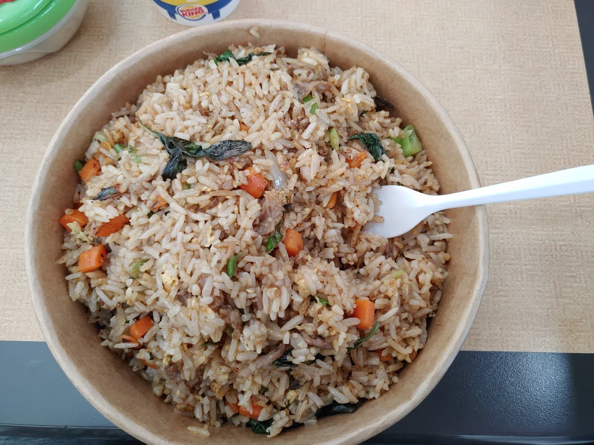 Basil Fried Rice with Beef