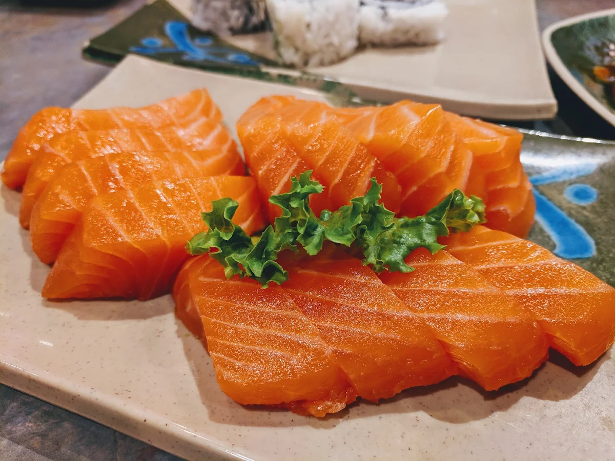 Salmon and Tuna Sushi and Sashimi